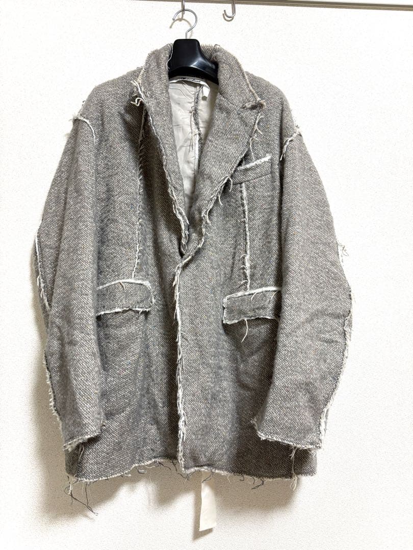 midorikawa ツイードジャケットグレー - メルカリ