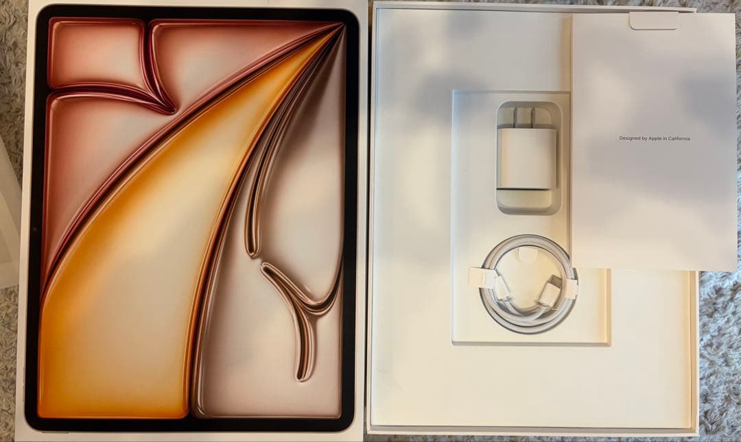 iPad Air 13（M2）128GB スターライト 充電23回 BT100%