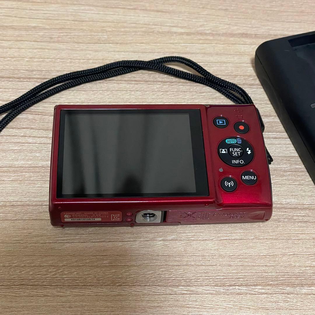 Canon IXY 190 レッド 動作確認済み　付属品完備