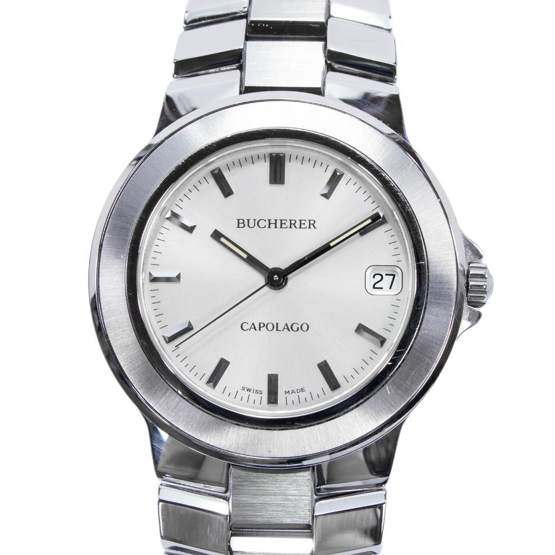 ブヘラ 腕時計 クォーツ メンズ カポラーゴ 955.750 シルバー シンプル
