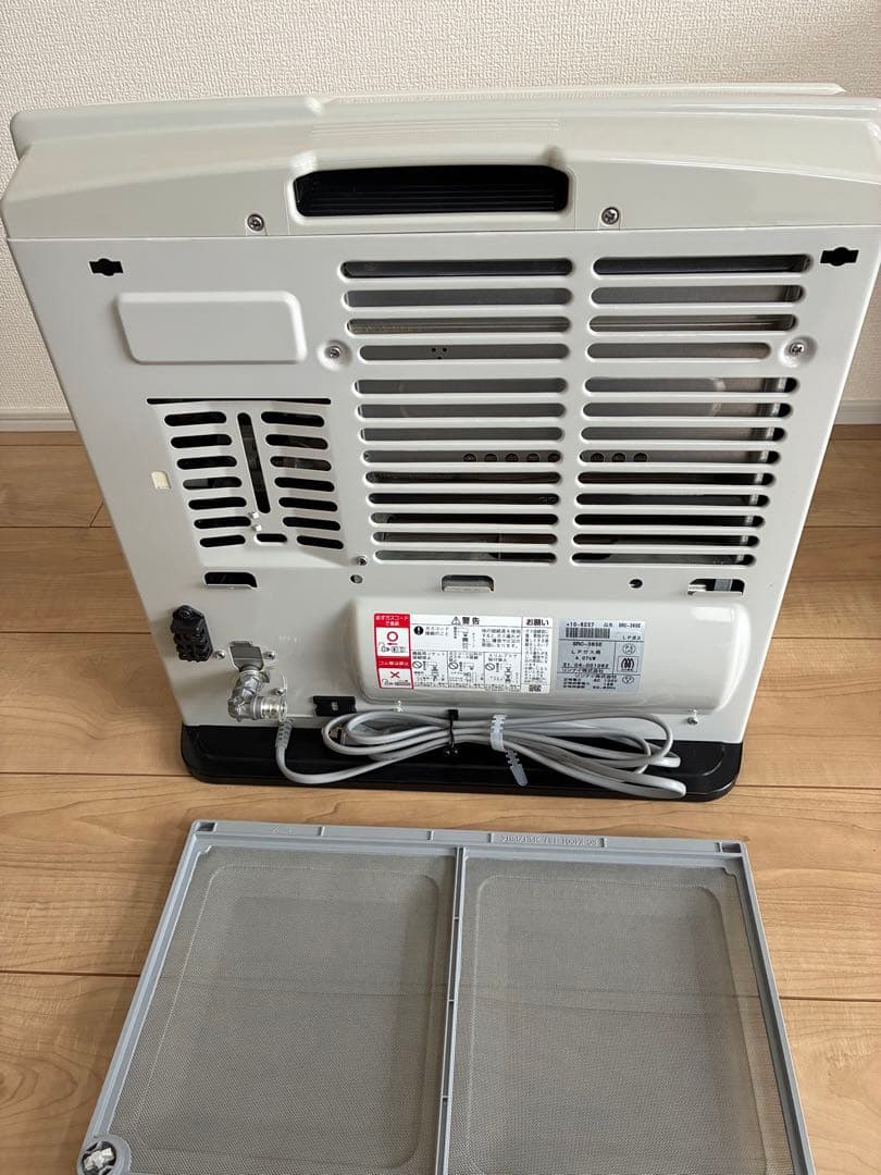 【美品】リンナイ ガスファンヒーター SRC-365E LPガス用 ホース付