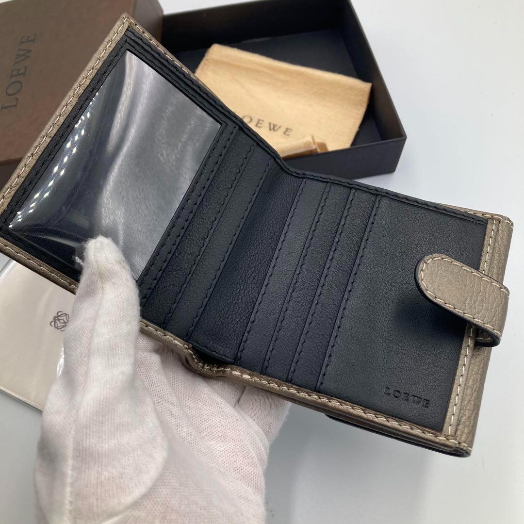 新品！ ロエベ 折り財布 アナグラム 付属品完備 13A - メルカリ
