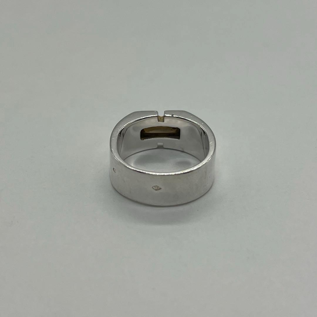 エルメス HERMES バケット リング 表記サイズ53 SV YG コンビ - メルカリ