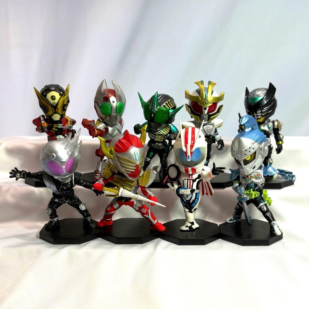 一番くじ F賞 2nd 仮面ライダーデフォルメフィギュア全9種コンプリート