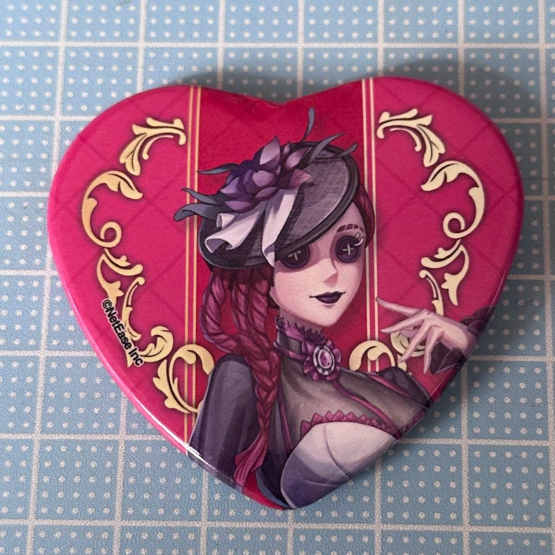 第五人格 identity v 祭司 フィオナ スイパラ カフェ ハート缶バッジ