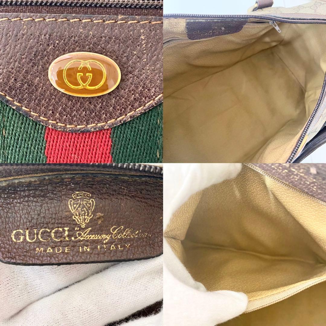 GUCCI】オールドグッチシェリーラインミニボストンバッグ - メルカリ