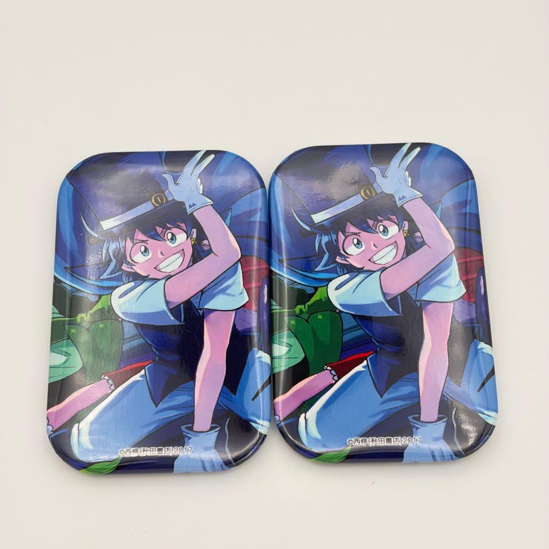 c107 秋田書店 魔入りました！入間くん 長方形 缶バッジ 入間くん