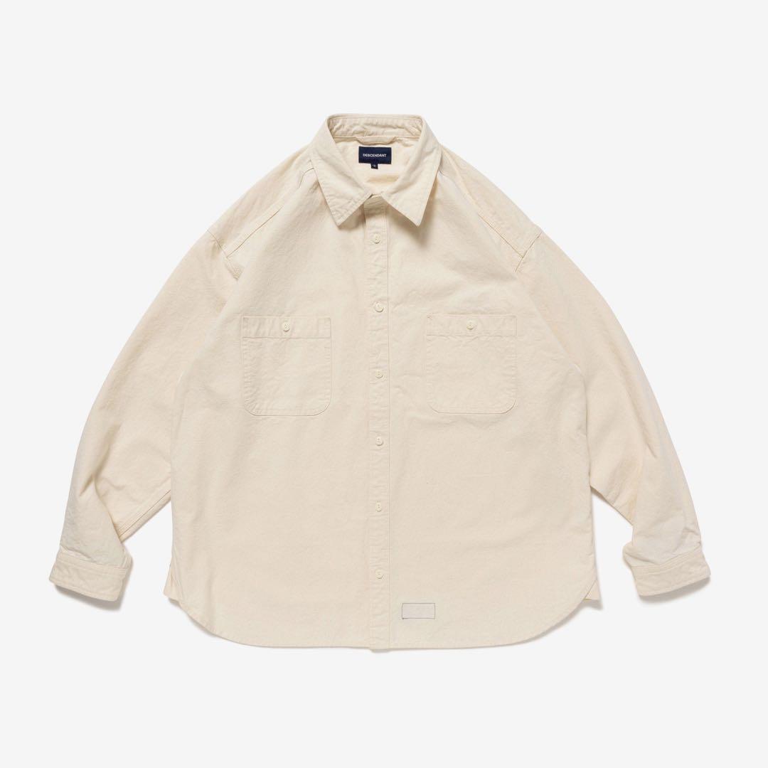 DESCENDANT 25 シャンブレーシャツ DESCENDANT/NORMAN CHAMBRAY LS SHIRT (INDIGO)
