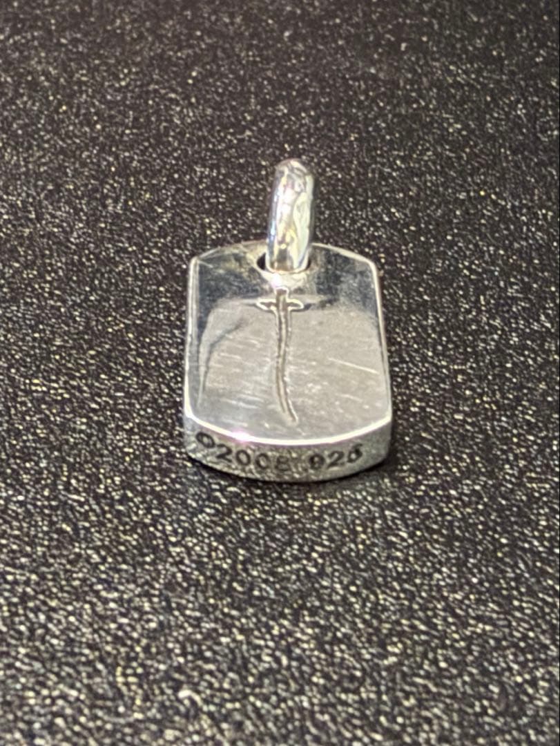 クロムハーツ タイニードッグタグRSクロス 青山限定 ネックレストップ