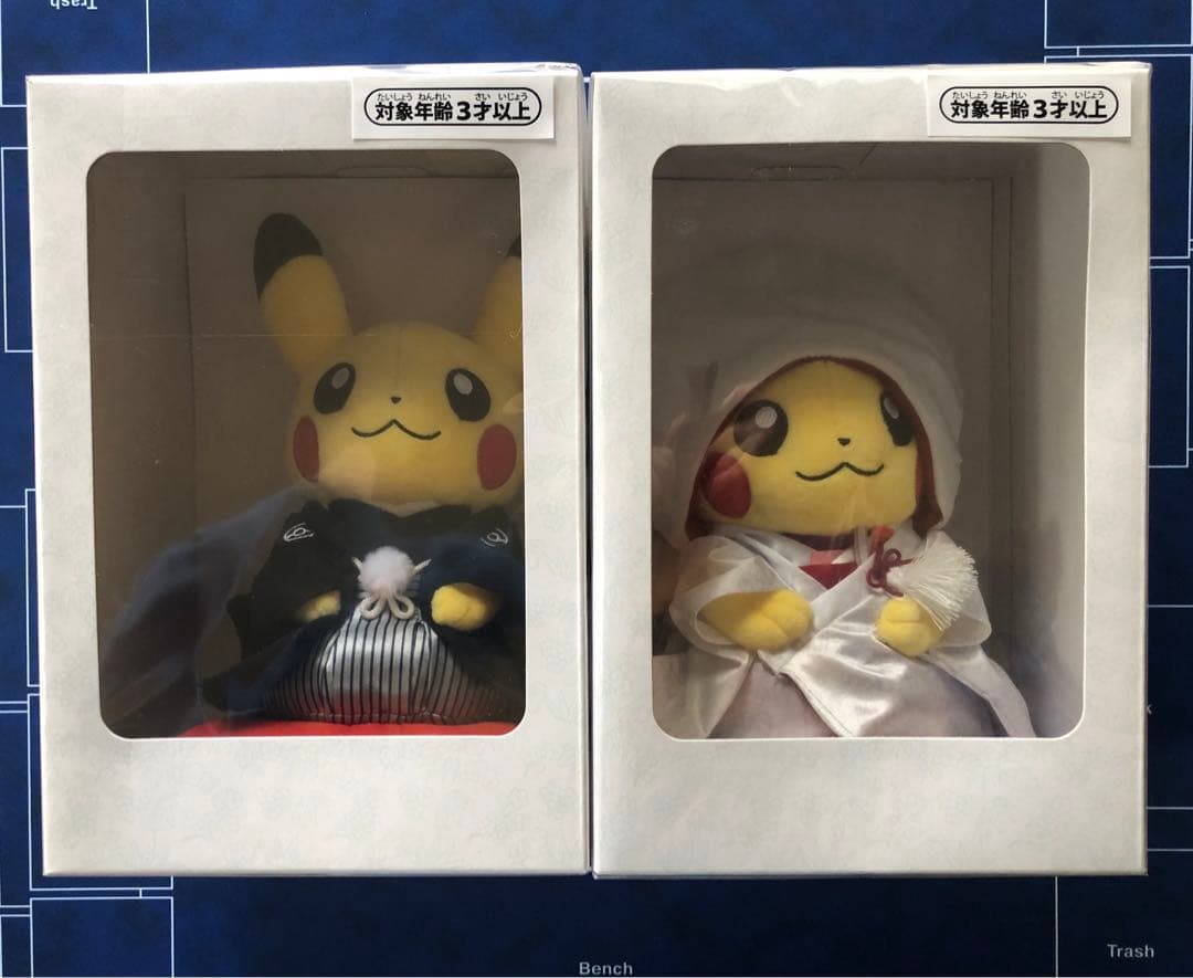 Pokemon Garden Wedding ぬいぐるみピカチュウ和婚2体セット Pokemon Garden Wedding ぬいぐるみピカチュウ和婚2体セット Pokémon