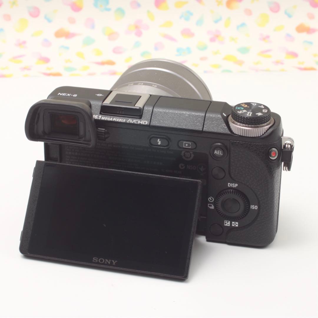 ✨美品✨SONY α NEX-6 Wレンズセット✨高性能デジタル一眼❣️翌朝発送❣️
