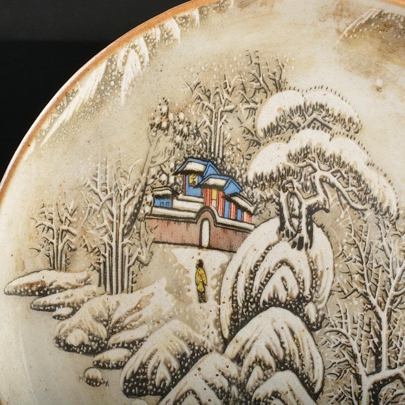 中国 大清光緒年製 粉彩山水文 高足盤 N R6782E - メルカリ