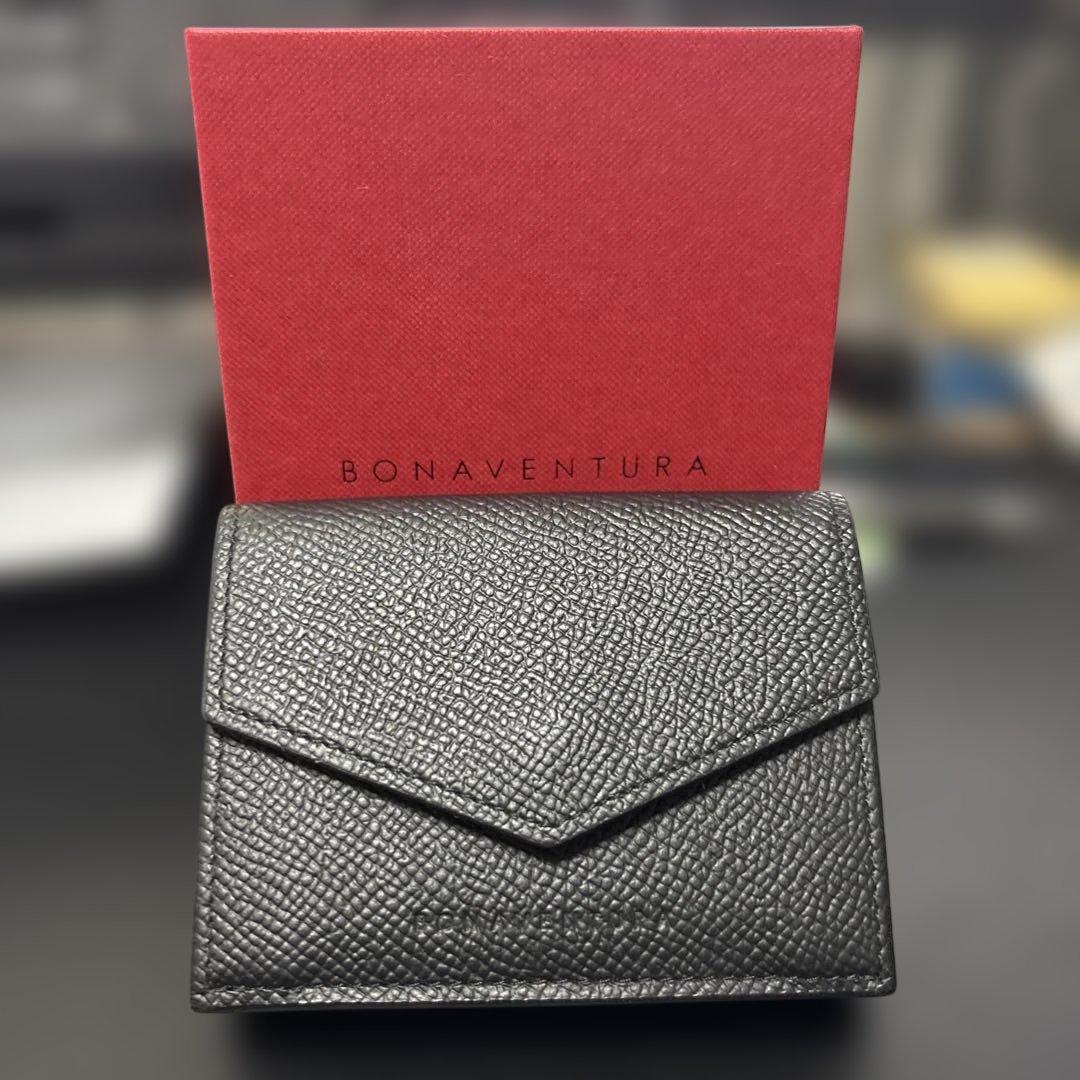 BONAVENTURA スモールウォレット ブラック 開封済み未使用