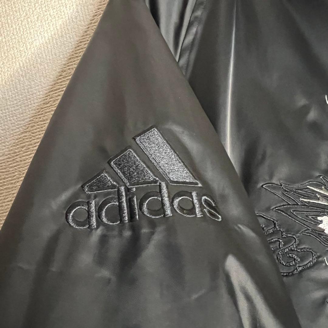 未使用級】adidas アディダス オールブラックス スカジャン 日本限定