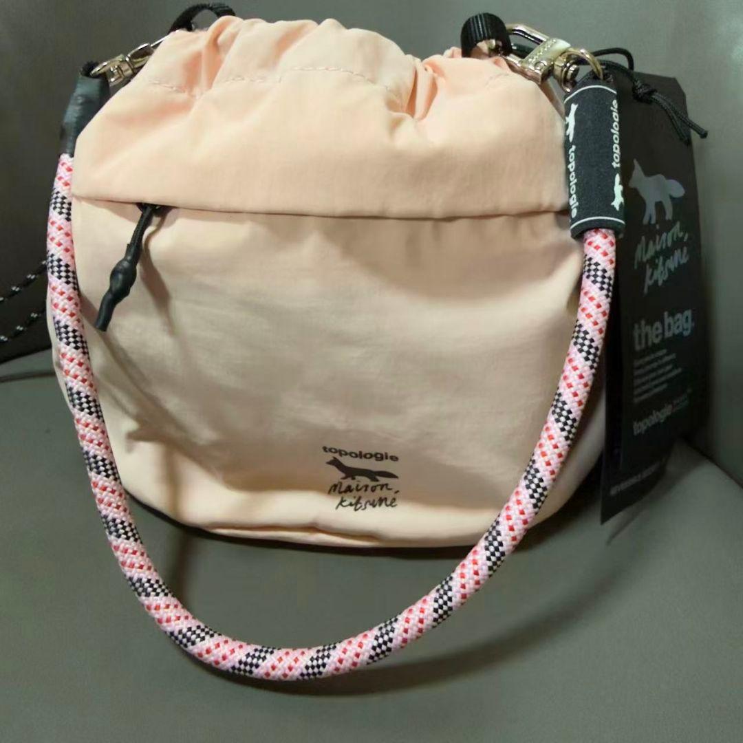 Maison Kitsuné トポロジー コラボポーチ ピンク 未使用 - メルカリ