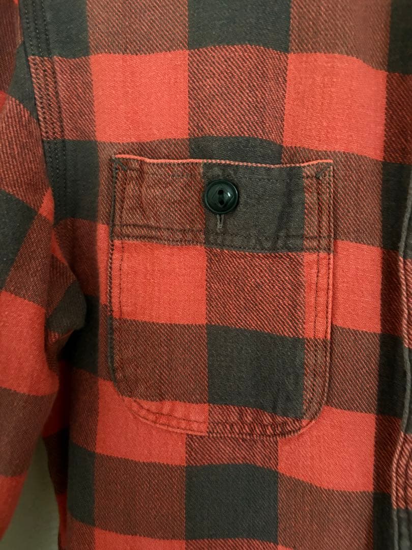 希少XS】ベッカム着用RRLダブルアールエル バッファローチェック