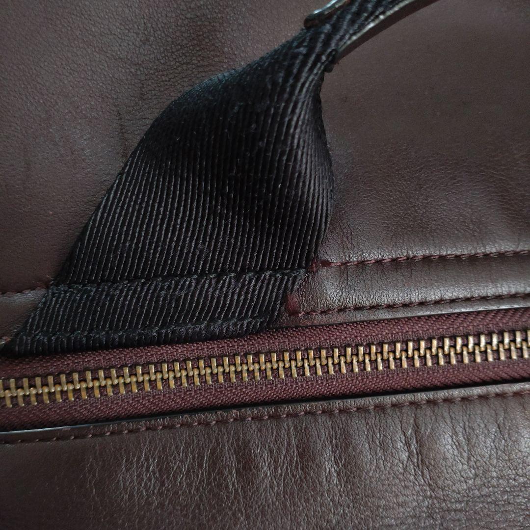 COACH 2wayレザーダークブラウンメッセンジャーバック 37954の通販はau