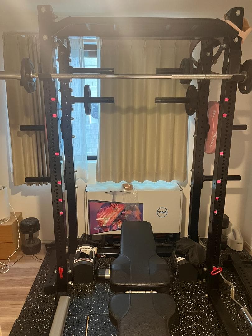 （ゴマフアザラシ）　【東京都世田谷区 引取限定】oni 鬼 ハーフラック ONI 鬼 ハーフラック ベンチプレス スクワット メーカー保証2年