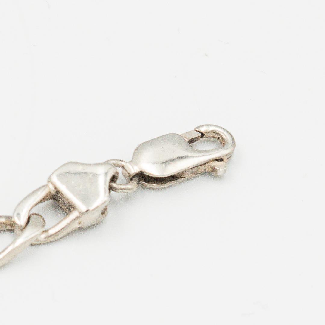 ヴィンテージ ティファニー フィガロチェーン ブレスレット 21.8cm 90s