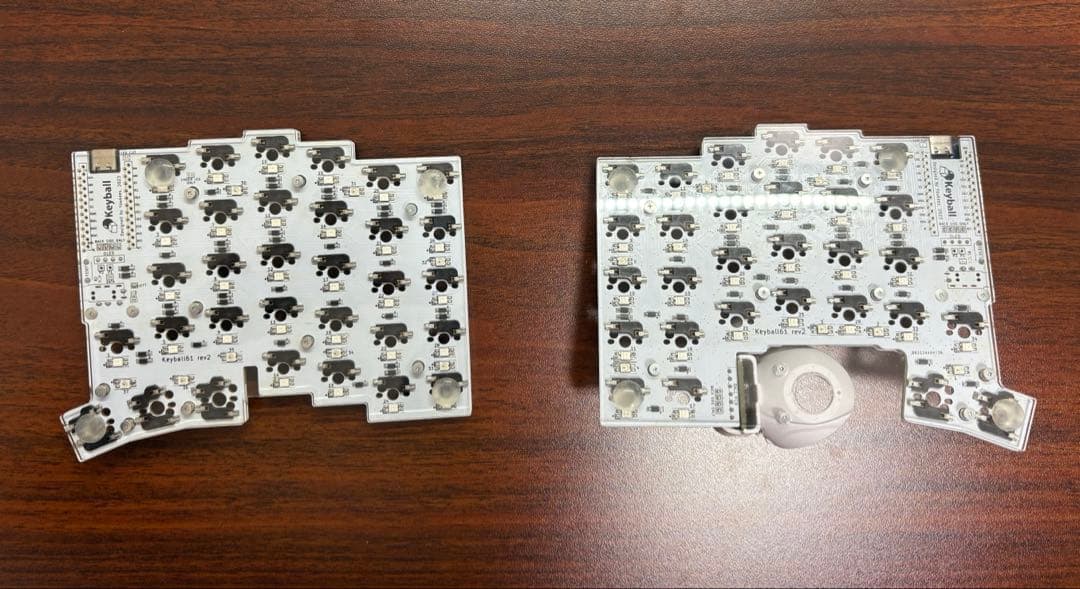 Keyball61 親指ロープロ対応 組立済（キースイッチ、トラックボール無）