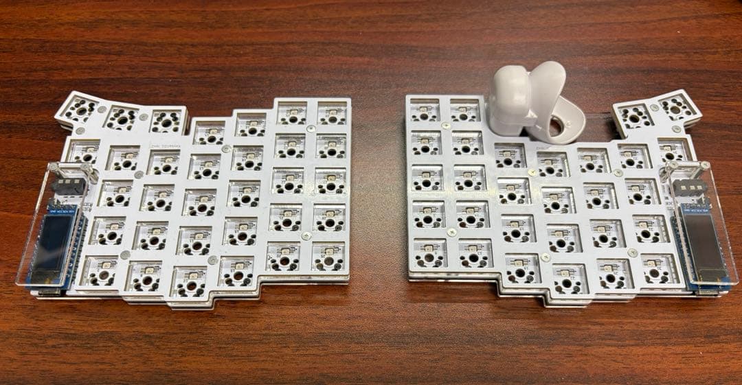 Keyball61 親指ロープロ対応 組立済（キースイッチ、トラックボール無）