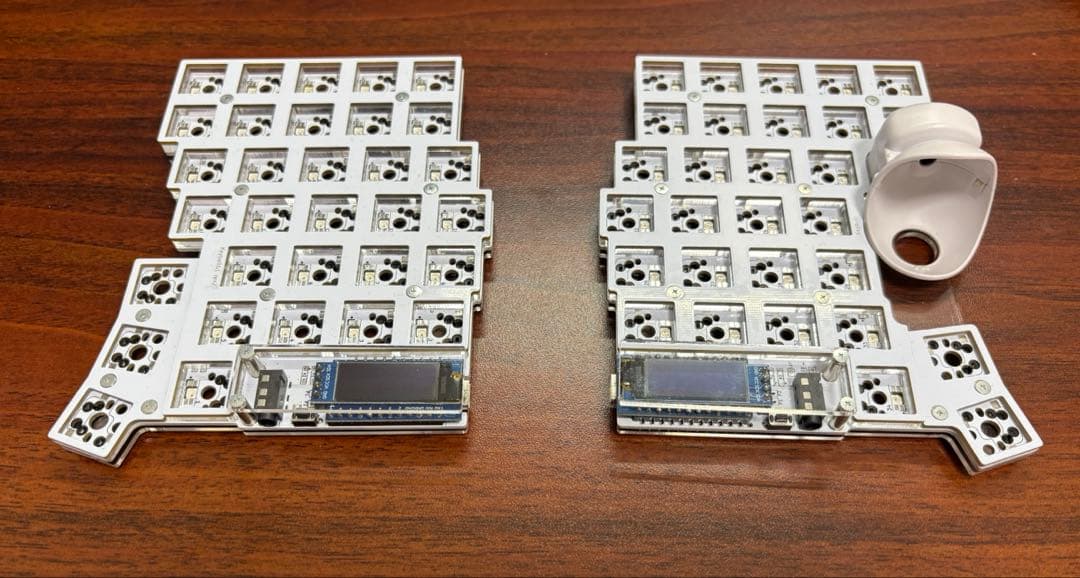 Keyball61 親指ロープロ対応 組立済（キースイッチ、トラックボール無）