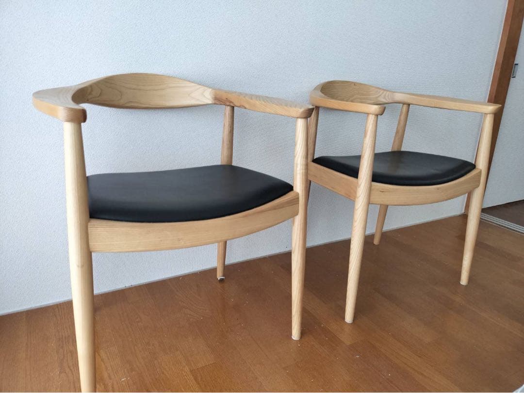 ザ・チェアー the Chair リプロダクト品 ハンス・J・ウェグナー　2脚 Amazon｜ザ・チェア ハンス・J・ウェグナー デザイナーズチェア2脚