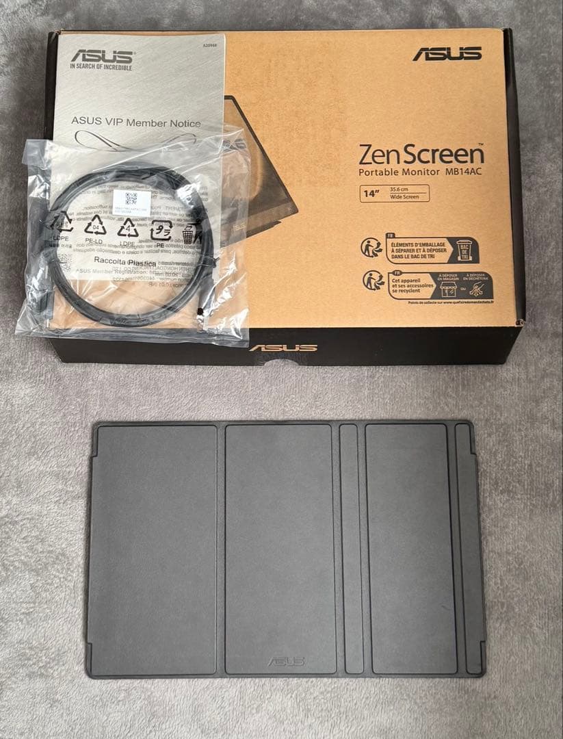 【美品】ASUS ZenScreen MB14AC 14インチポータブルモニター