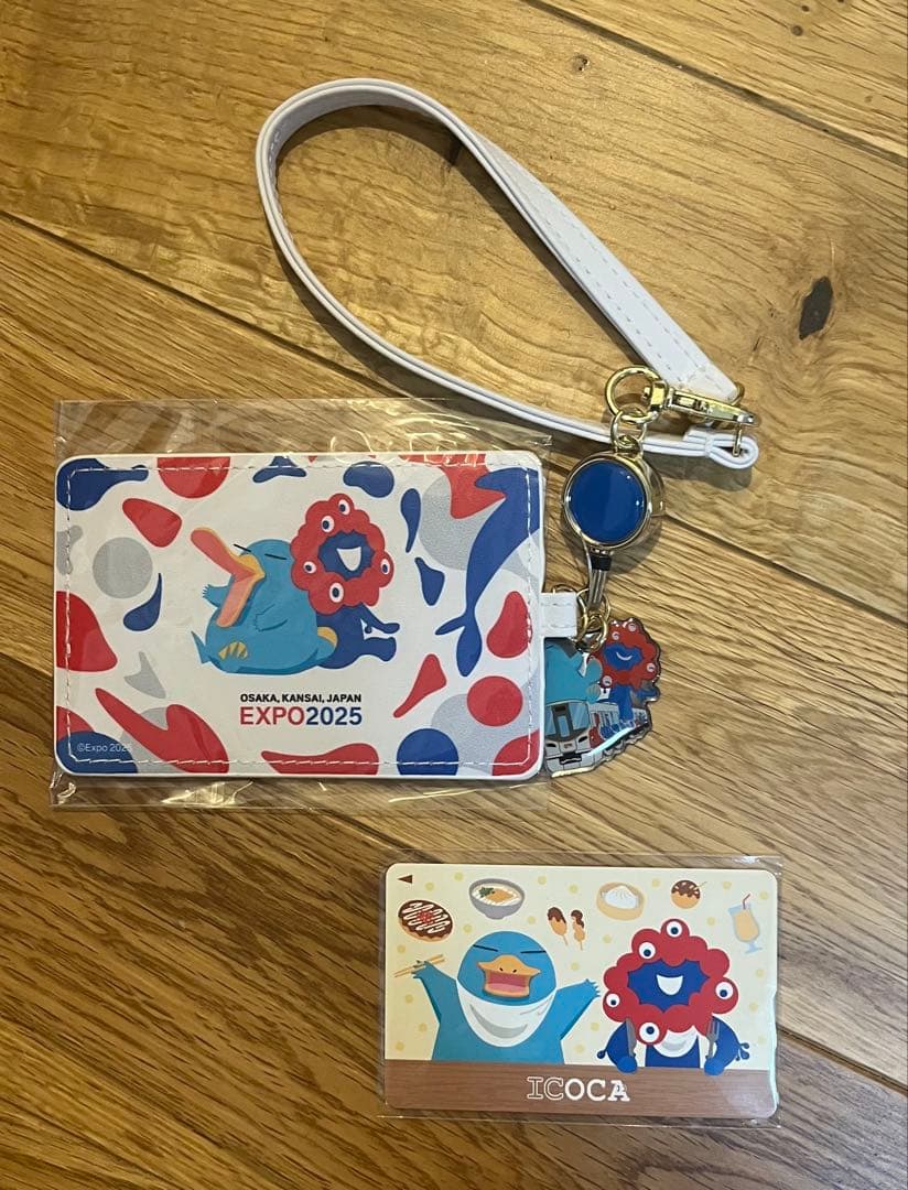 EXPO2025 ICカードホルダー ストラップ付き PRAIRIE 1957 プレリー パスケース カードケース IDケース ストラップ