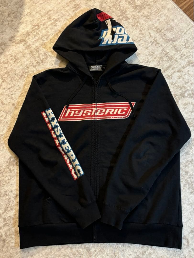 Hysteric Glamour HG BOX LOGOS ジップパーカー XL - メルカリ