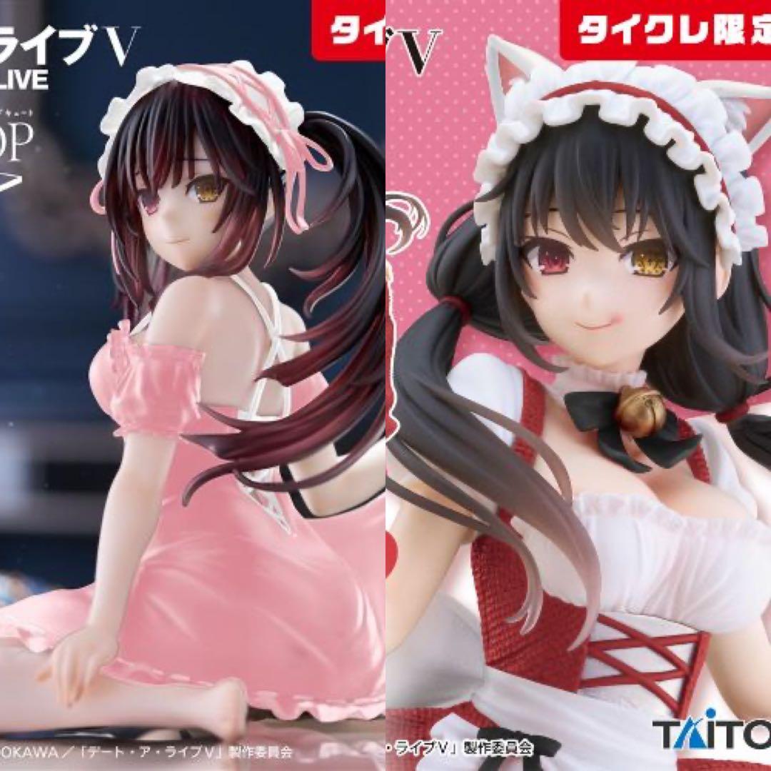 デートアライブ 時崎狂三 タイクレ限定 フィギュア ナイトウェア 猫耳