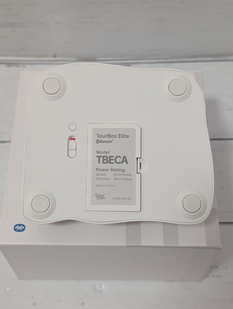 美品】TourBox Elite アイボリーホワイト - メルカリ