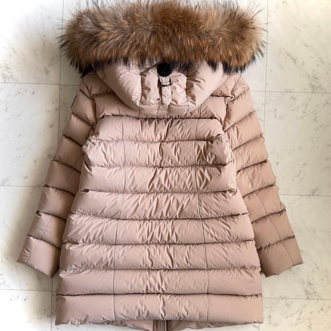 極美品 マッカージュ CALLA-F フードファー付き ロングダウンコート XL