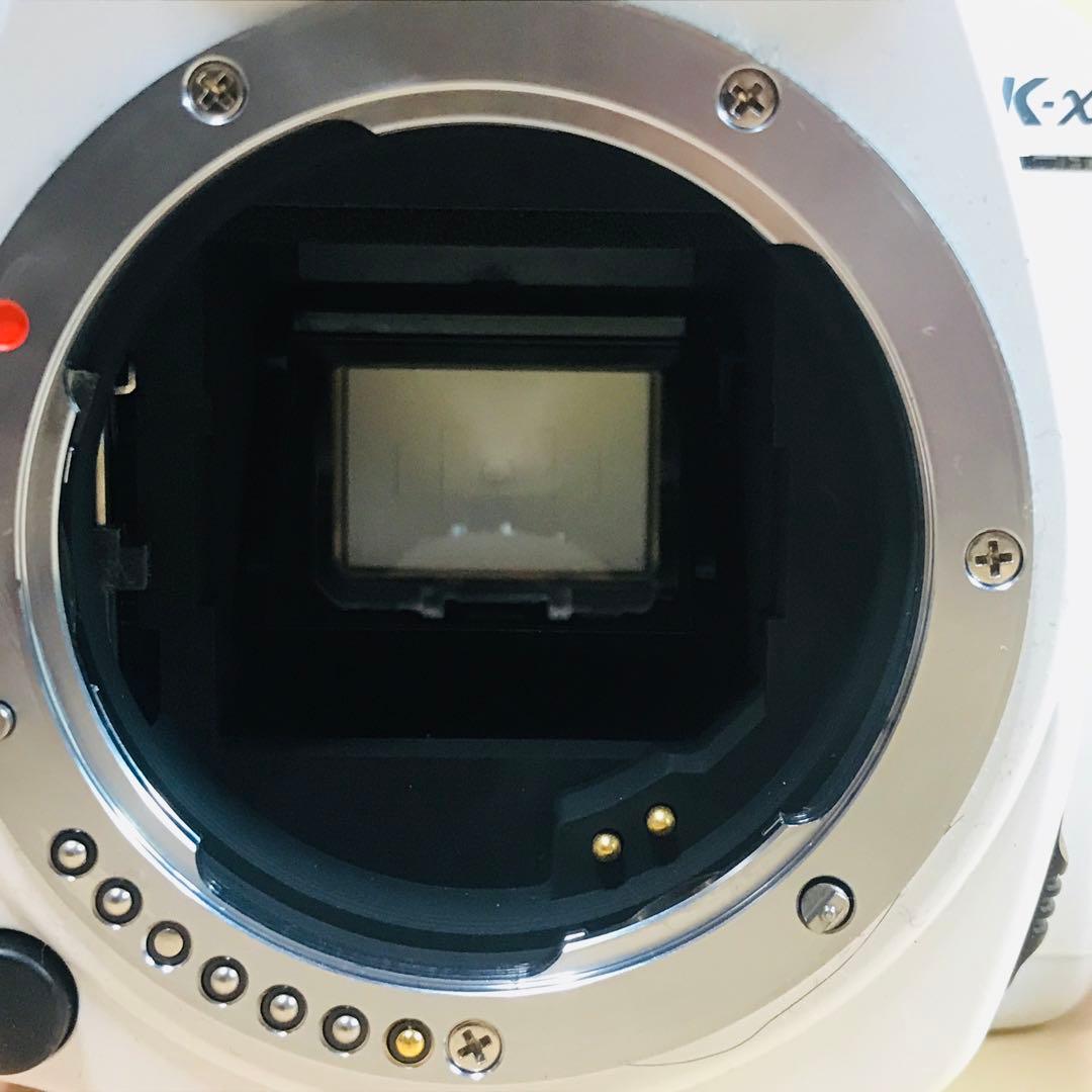 ペンタックス K-x 白　Wi-FiSDアダプター　電池付き