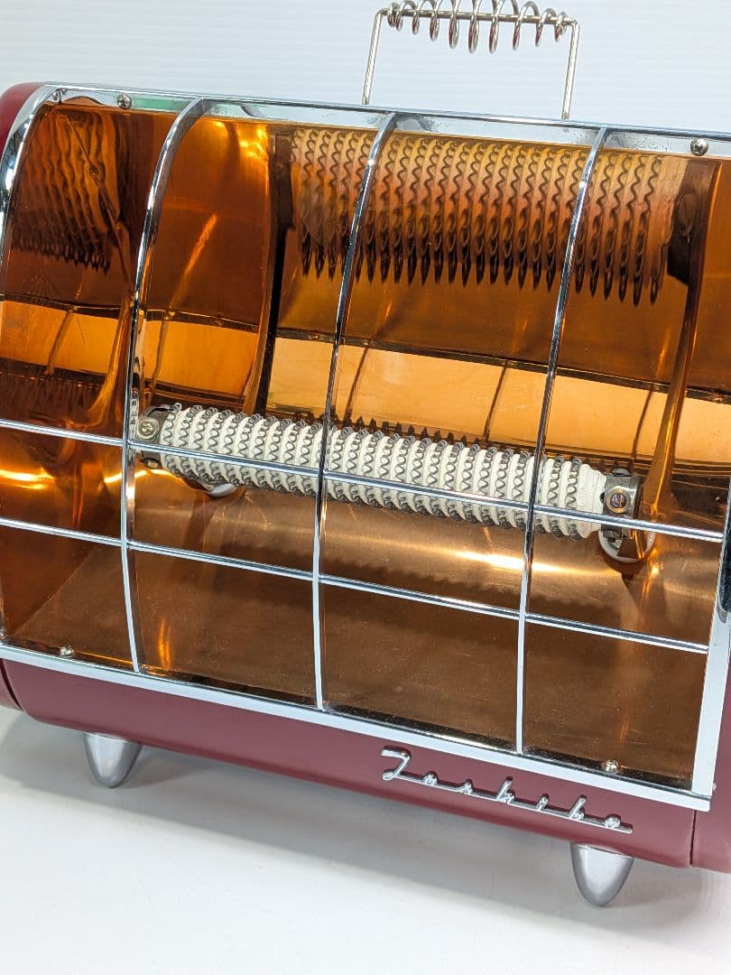 P978 昭和レトロ 東芝 電気ストーブ ES-7 当時物 赤 アンティーク