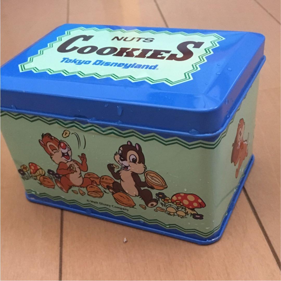 昭和レトロ チップ&デール1990年 TDL ディズニー缶 空き缶平成レトロ