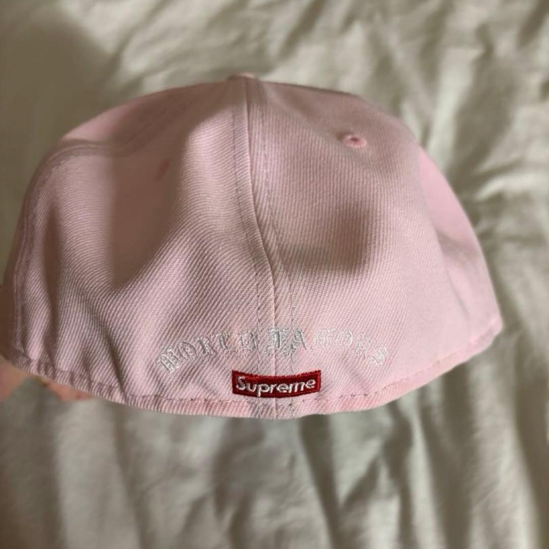 帽子 Supreme Gold Cross S Logo New Era \"Pink\"