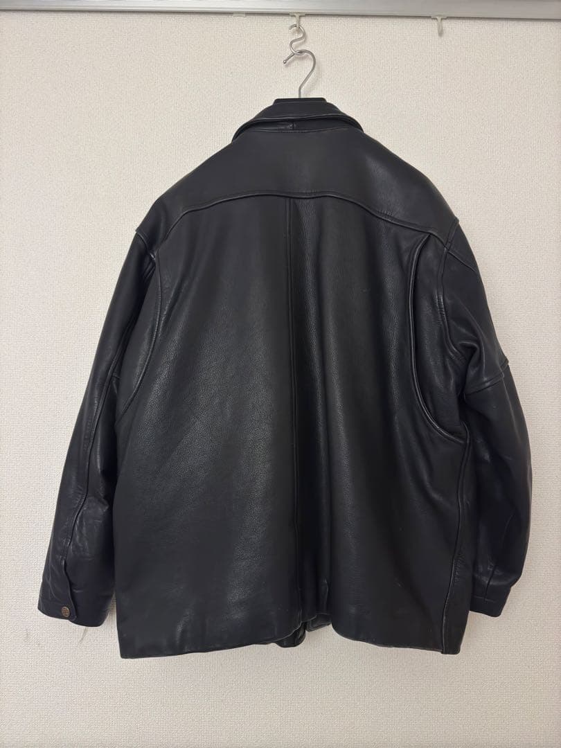 定価9万円 90's Chevignon シェビニオン レザー カーコート - メルカリ