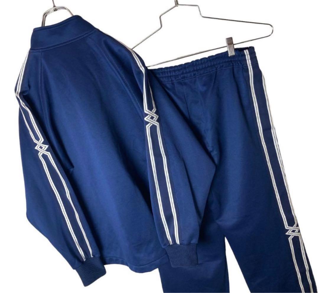 希少古着！日本製MIZUNOミズノジャージセットアップ ネイビーブルー