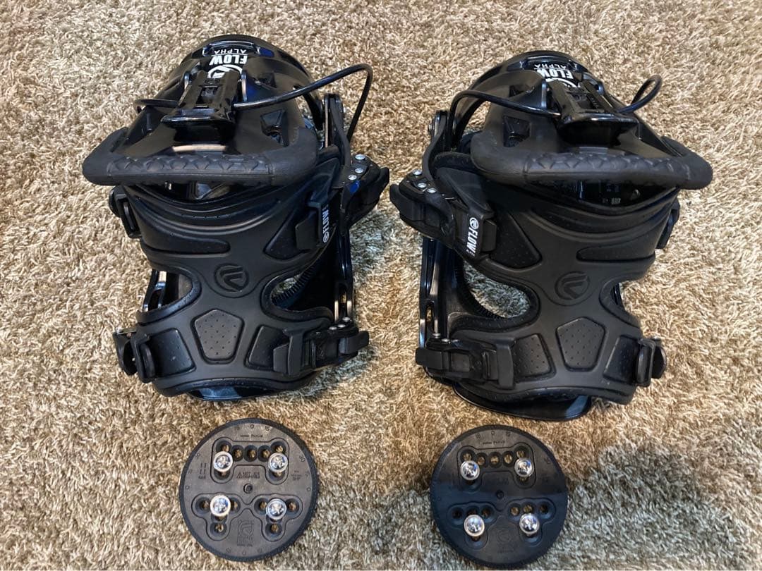 FLOW ALPHA ビンディングLサイズFLOW スノーボード ビンディング ALPHA