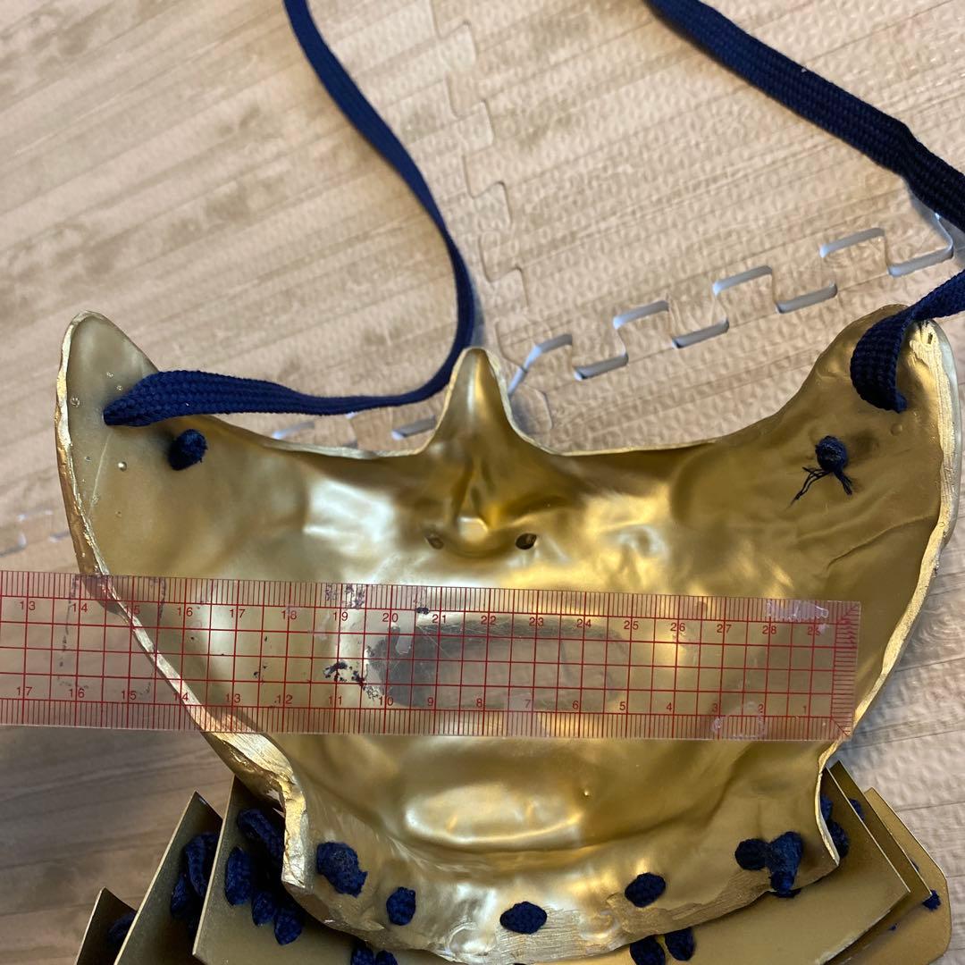 着用可能】手作り 武具 鎧兜 甲冑 等身大 半頬 面頬 mempo mask - メルカリ