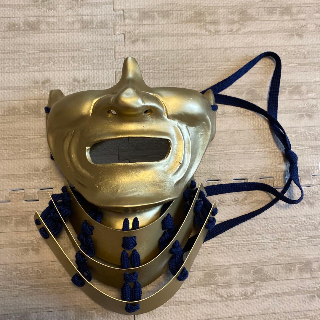 着用可能】手作り 武具 鎧兜 甲冑 等身大 半頬 面頬 mempo mask - メルカリ