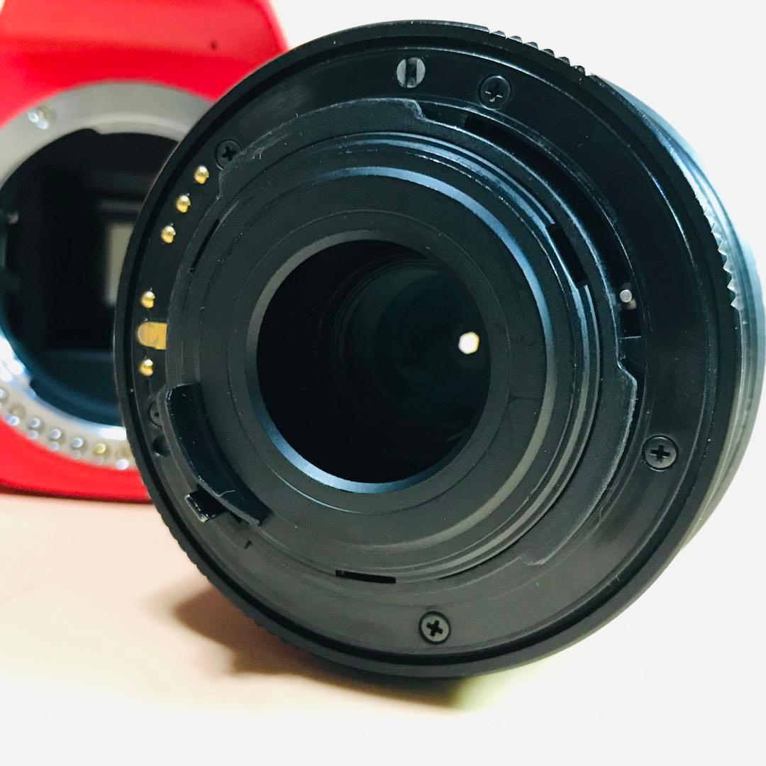 ペンタックス K-x 赤色⭐️Wi-Fi SD アダプター+単3電池4本付属