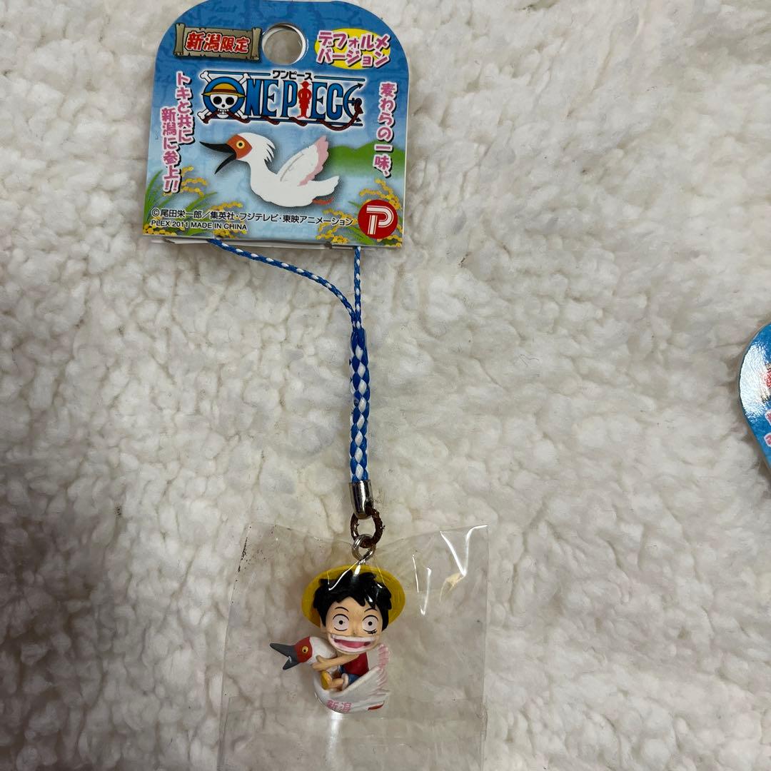ONE PIECE ご当地 ストラップ 根付け 新潟県 トキ - メルカリ