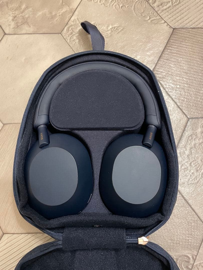 SONY　WH-1000XM5　ミッドナイトブルー　保証書＆earprofit付