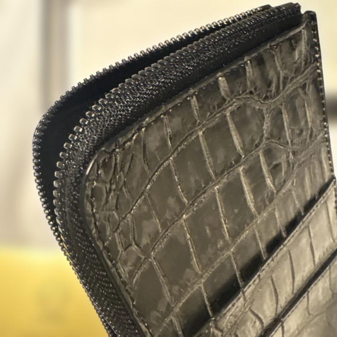 vermilionクロコダイルレザー長財布 iphoneポーチ 定価124000 - メルカリ