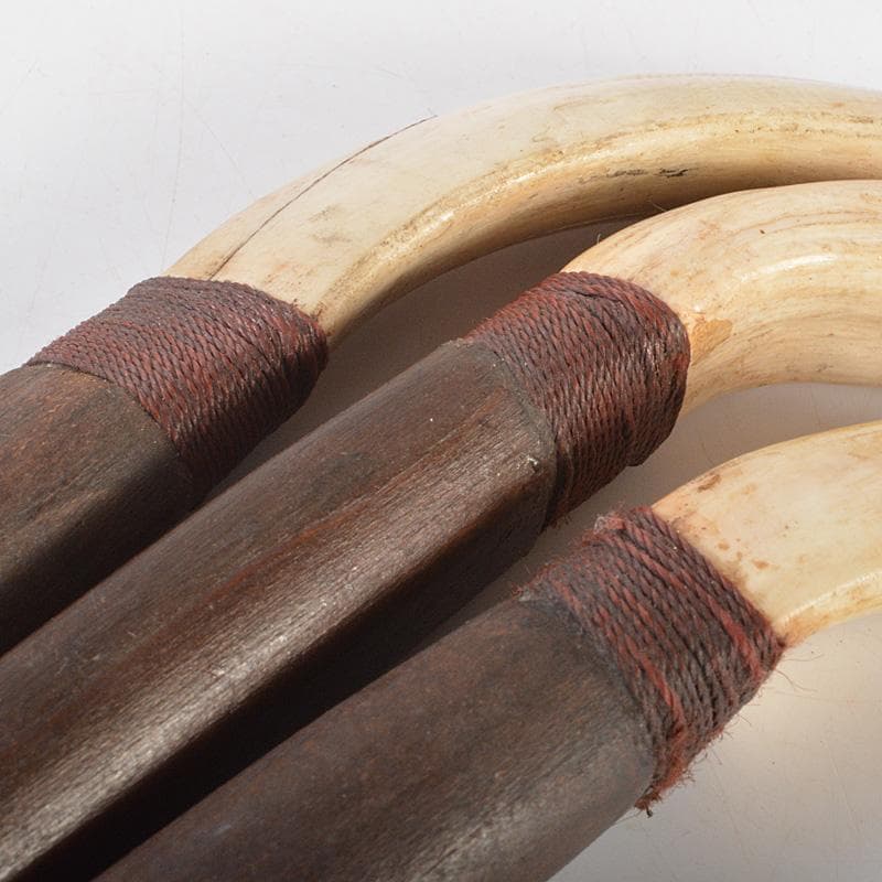 古民芸 イノシシ 猪牙 ちょき 根付 三点 検石見根付 V 6606 - メルカリ