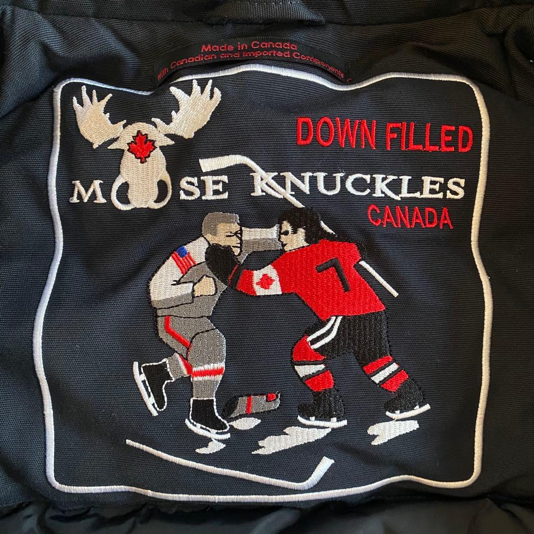 ムースナックルズ ダウン デビーボンバー サイズSフォックスファー