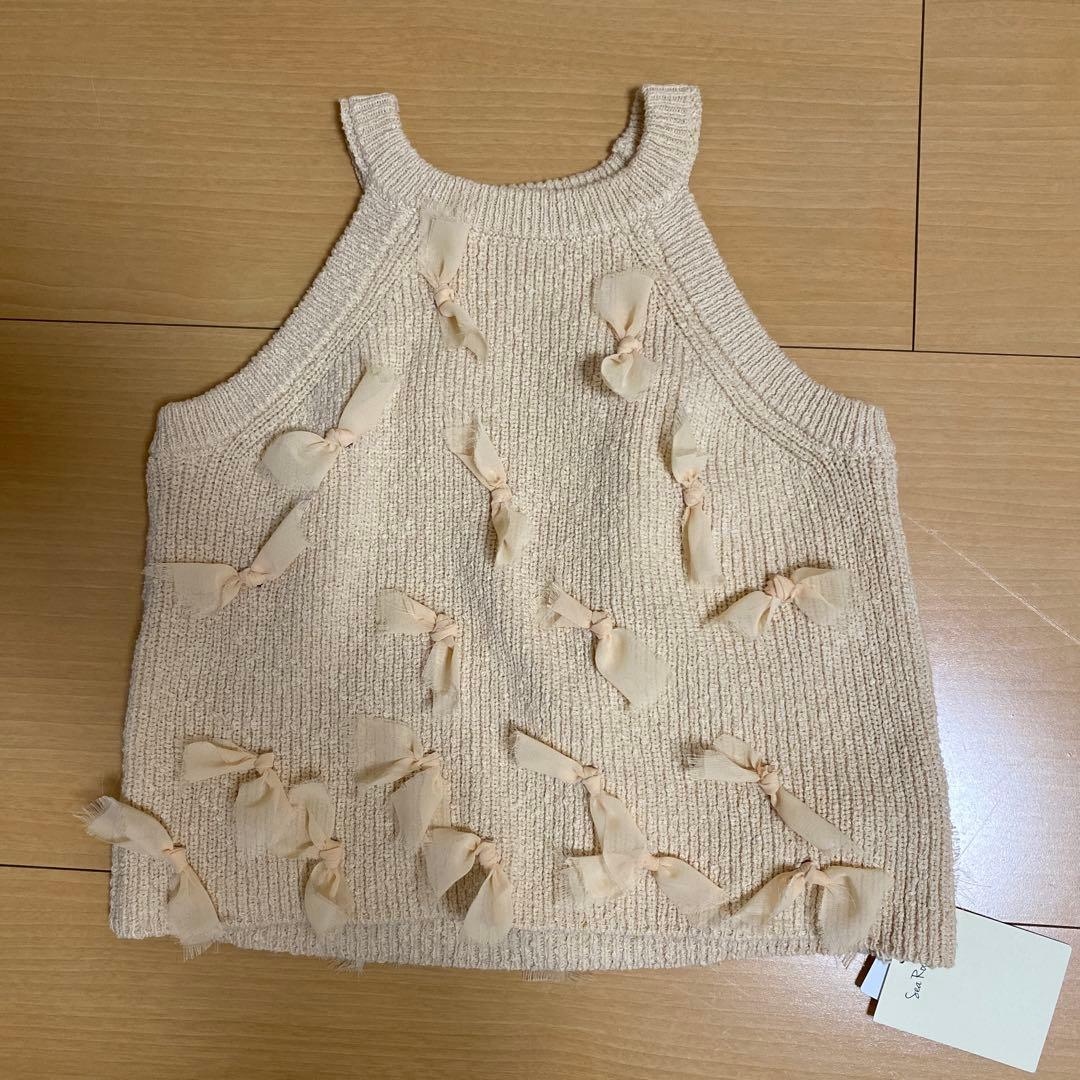 Sea Room Lynn シールームリン リボンニットタンク