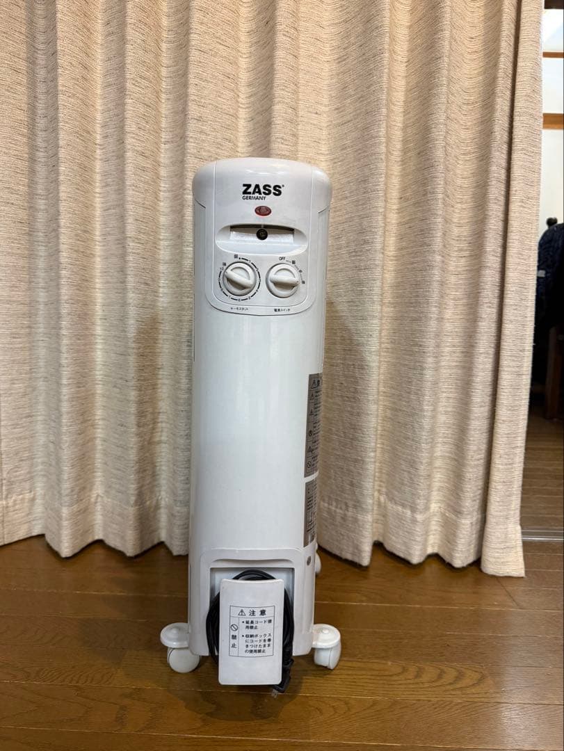 ZASS オイルヒーター キャスター付き ホワイト - メルカリ